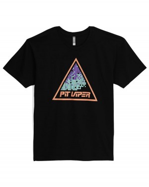 Camiseta Pit Viper Naples Pyramid Negros | 4618IYNVP