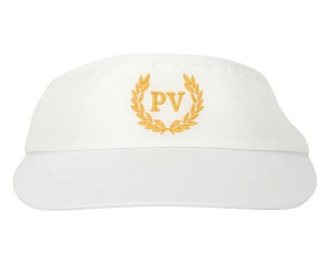 Sombreros Pit Viper Fuck Golf Club Visor Blancos | 9620LDERV