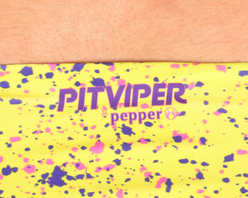 Abajo De Bikini Pit Viper 1993 Splatter Amarillos | 0153XGEJH