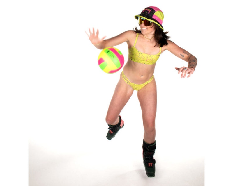 Abajo De Bikini Pit Viper 1993 Splatter Amarillos | 0153XGEJH