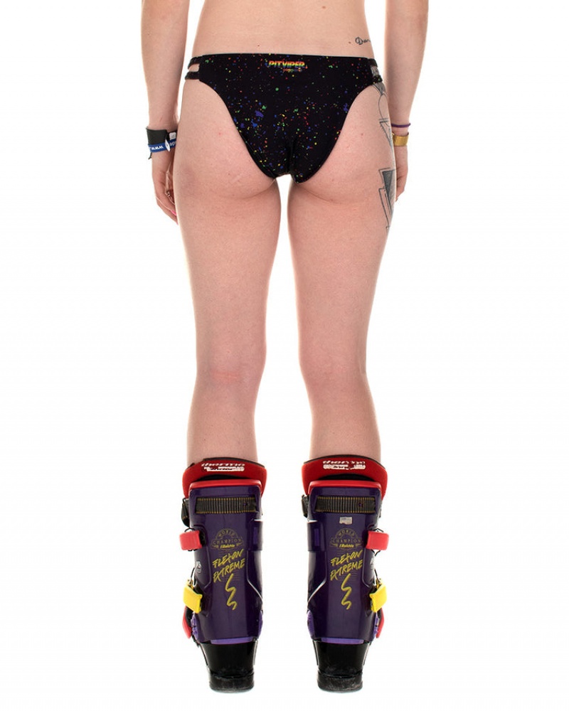 Abajo De Bikini Pit Viper Rollerdome Negros | 3472CYWRI
