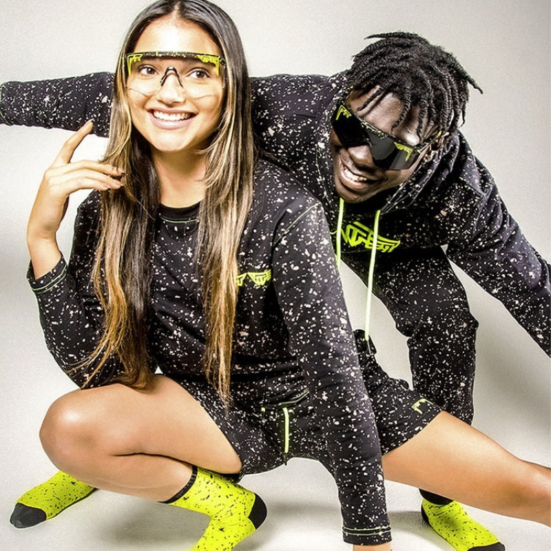 Bermudas Pit Viper Underground Key Player Every Day Negros Blancos | 9725GXIWP