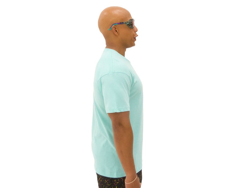 Camiseta Pit Viper Ellipticals Turquesa | 6810HZPIY