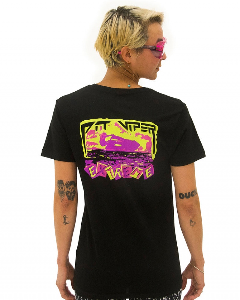 Camiseta Pit Viper Jet Negros | 5760FPOJL