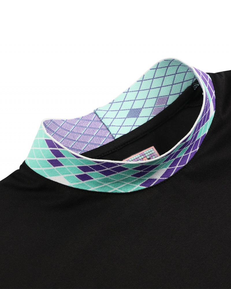 Camiseta Pit Viper Naples Hi Collar Negros | 0623URQEB