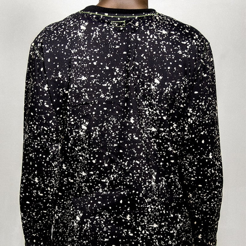 Camiseta Pit Viper Underground Key Player Long Sleeve Negros Blancos | 9458SPRDO