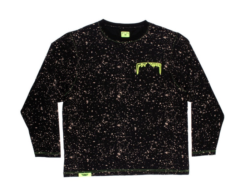 Camiseta Pit Viper Underground Key Player Long Sleeve Negros Blancos | 9458SPRDO