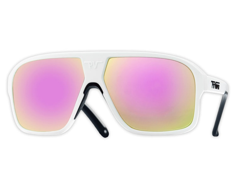 Flight Optics Pit Viper Miami Nights Blancos | 3584KFYEZ