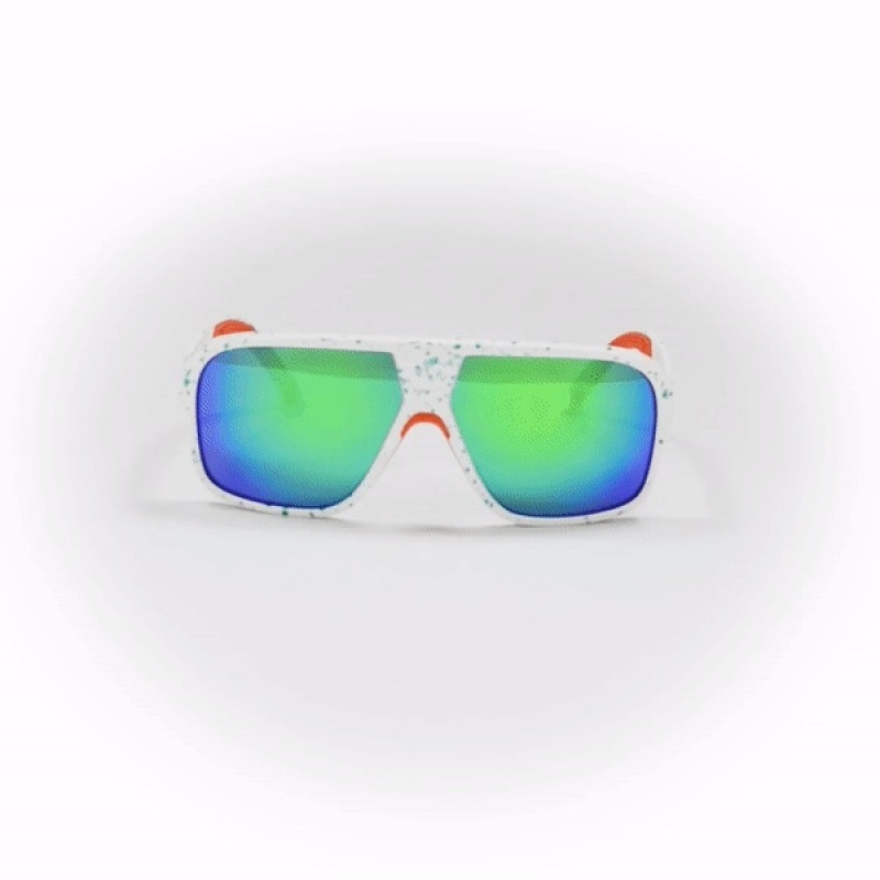 Flight Optics Pit Viper South Beach Blancos Verdes | 0865LTGMC