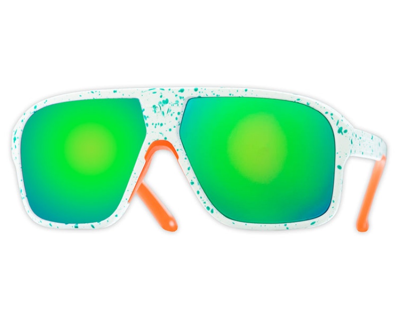 Flight Optics Pit Viper South Beach Blancos Verdes | 0865LTGMC