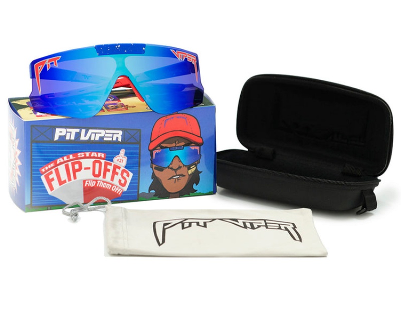 Flip-ups Pit Viper All Star Flip-Offs Azules | 1754JRQVX