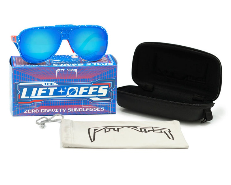Flip-ups Pit Viper Blue Ribbon Lift-Offs Azules | 5471OAQIF