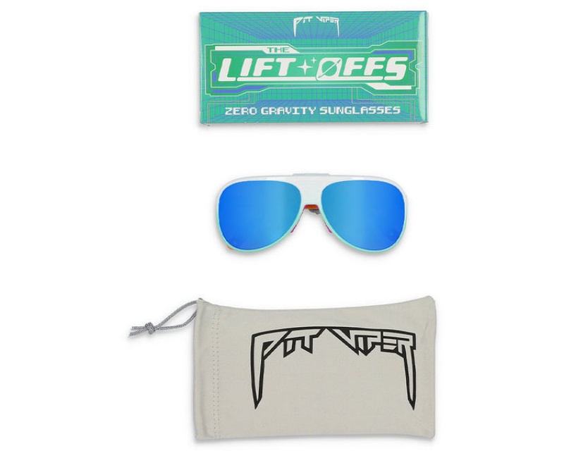 Flip-ups Pit Viper Bonaire Breeze Lift-Offs Blancos | 5832KGPYW