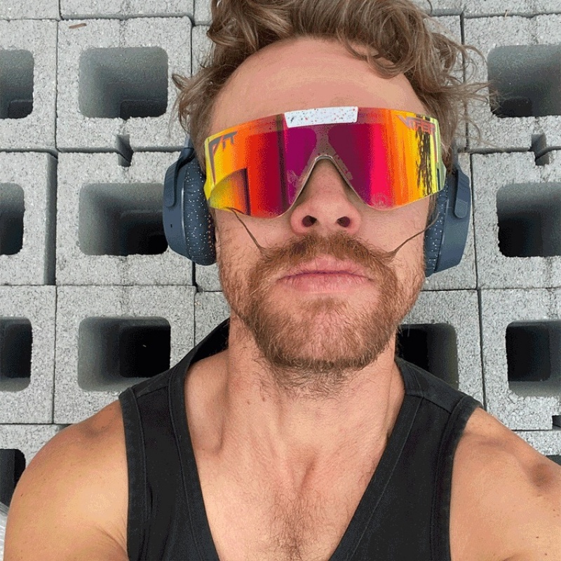 Flip-ups Pit Viper Heater Flip-Offs Naranjas | 4057MHYGR