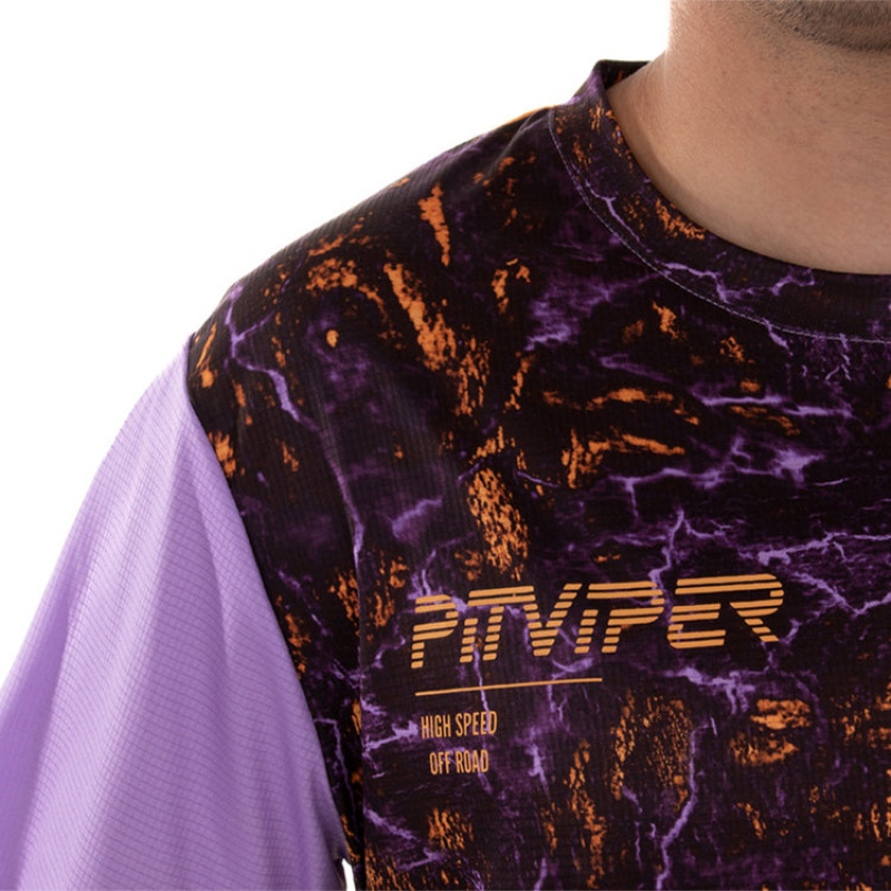 Jersey Pit Viper High Speed Off Carretera II Sleeve Multicolor | 7145PGSFH