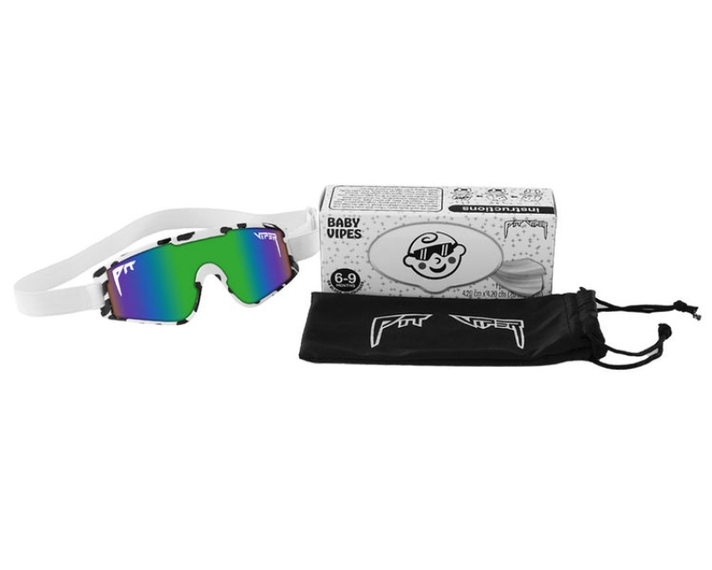 Niños Pit Viper Cowabunga Vipes Blancos Negros | 6452NECDP