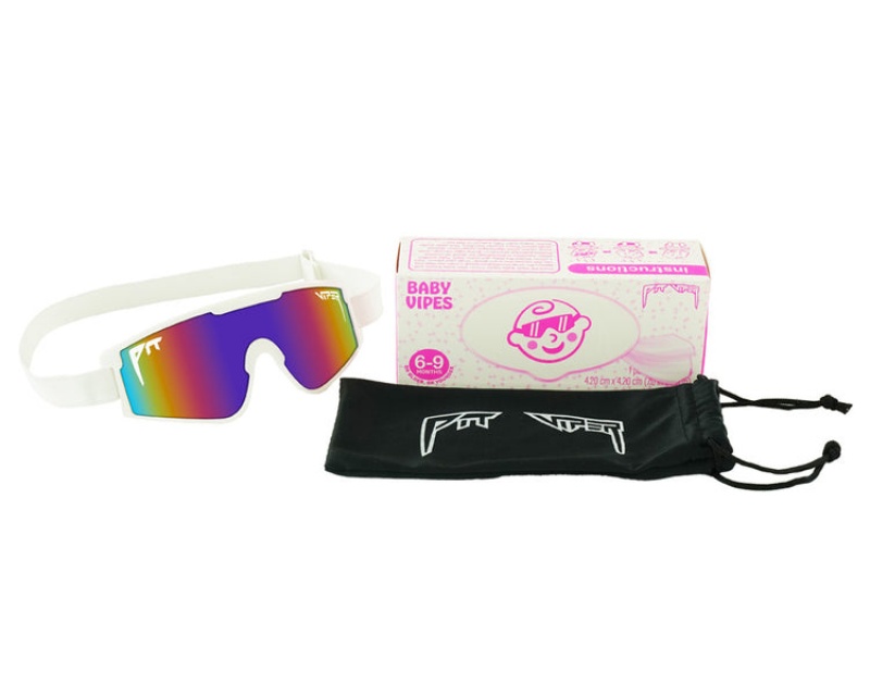 Niños Pit Viper Miami Nights Vipes Blancos | 1368XKPIM