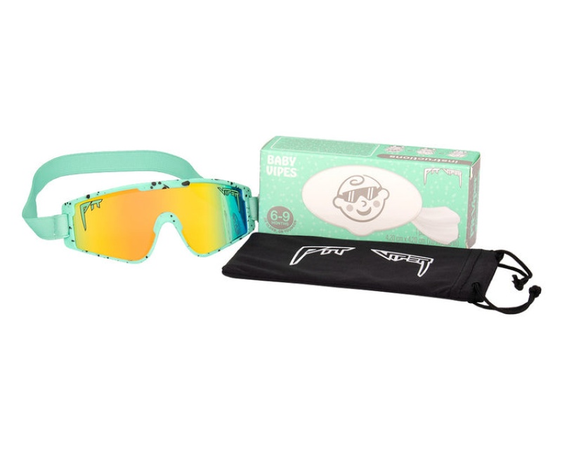 Niños Pit Viper Poseidon Vipes Verdes | 3754BCWUD