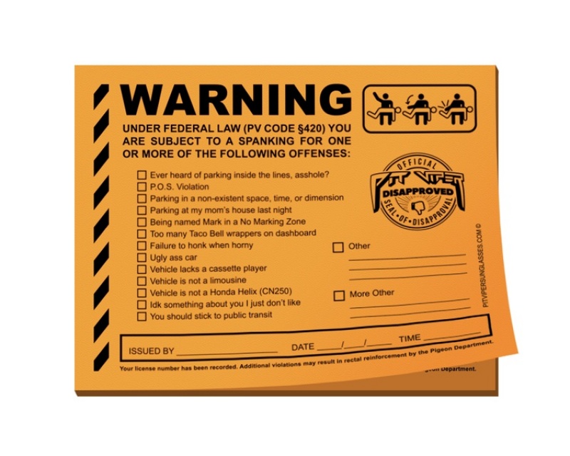 Otros Accesorios Pit Viper Pranks Parking Tickets Negros Naranjas | 8954PKQUG