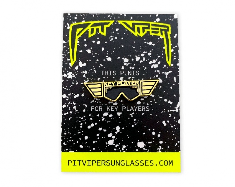 Otros Accesorios Pit Viper Underground Key Player Pin Dorados | 3745ZORTN