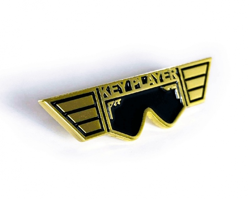 Otros Accesorios Pit Viper Underground Key Player Pin Dorados | 3745ZORTN