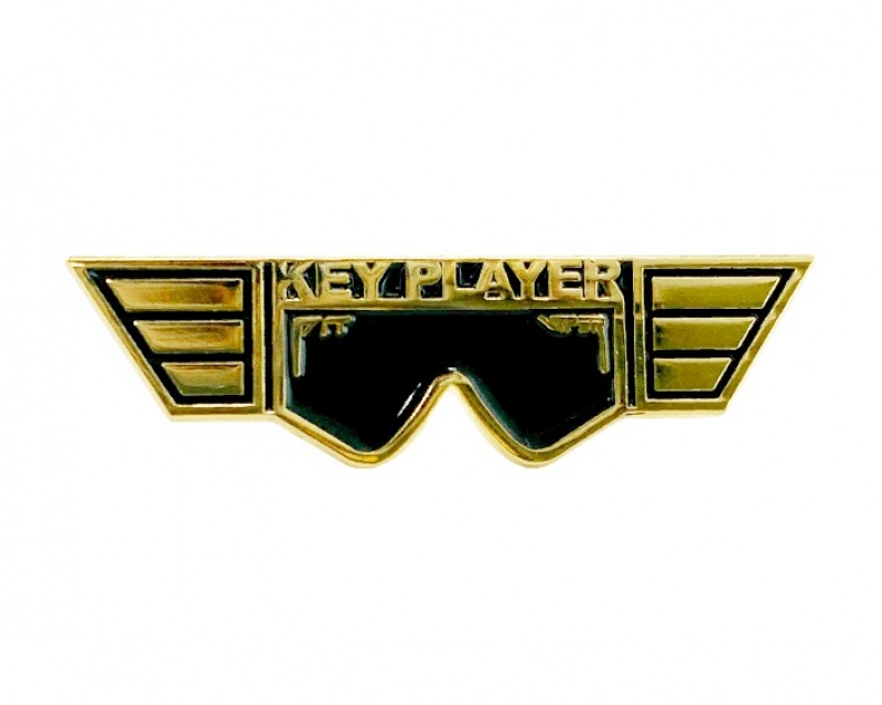 Otros Accesorios Pit Viper Underground Key Player Pin Dorados | 3745ZORTN