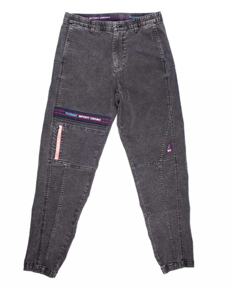 Pantalones Deportivos Pit Viper Deporte Denim Grises | 5471TXUGY