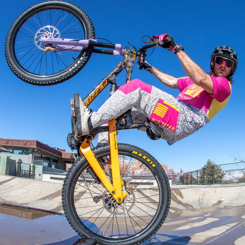 Pantalones Pit Viper High Speed off Carretera Son of Beach DH Negros Blancos Rosas | 5604LXYEA