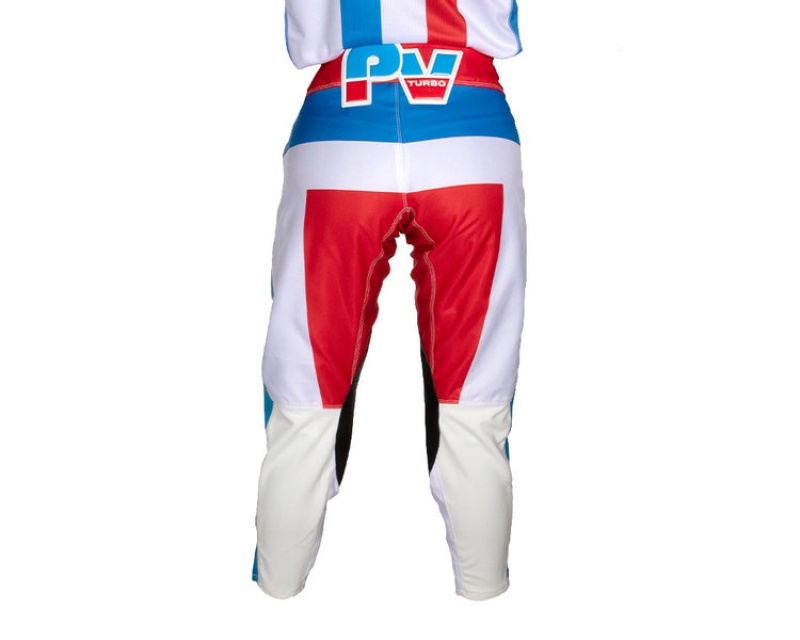 Pantalones Pit Viper Roost Rocket Blancos Azules Rojos | 6498KPCJI