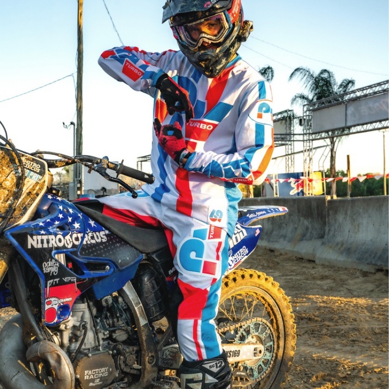 Pantalones Pit Viper Roost Rocket Blancos Azules Rojos | 6498KPCJI