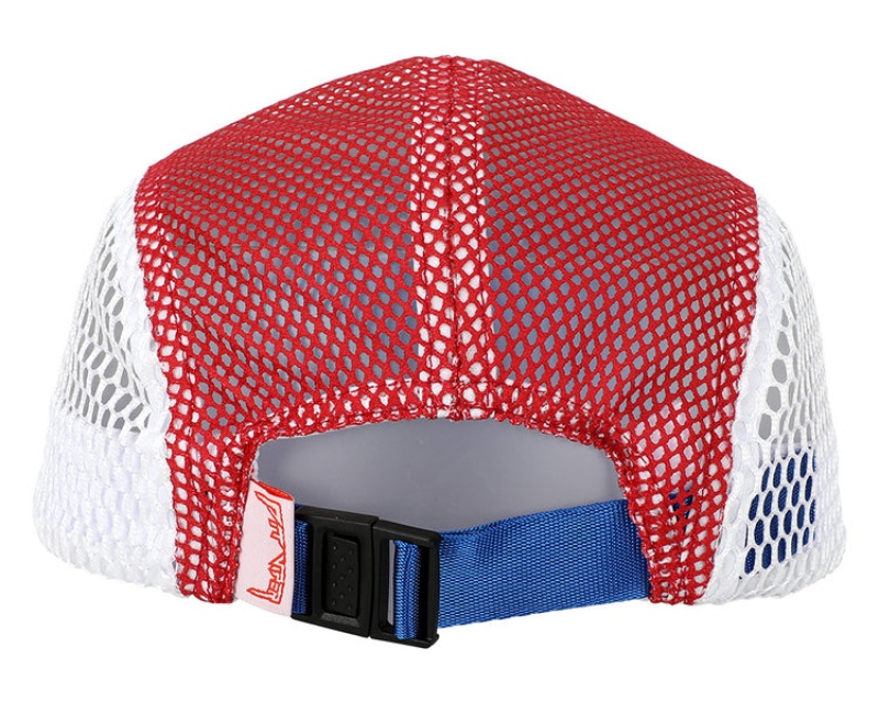 Sombreros Pit Viper Blue Ribbon Super Mesh Azules Rojos Blancos | 0856LYWQM