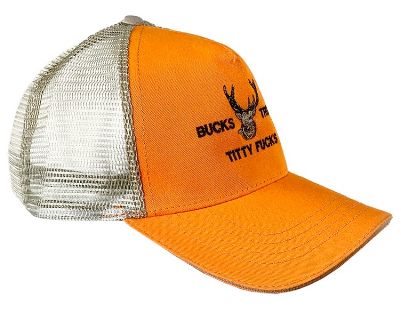 Sombreros Pit Viper Bucks Trucks Titty Fucks Naranjas | 9475HVZYA