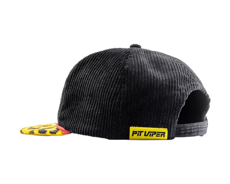 Sombreros Pit Viper Carnivore Groomer Negros Amarillos | 3961BIZEA