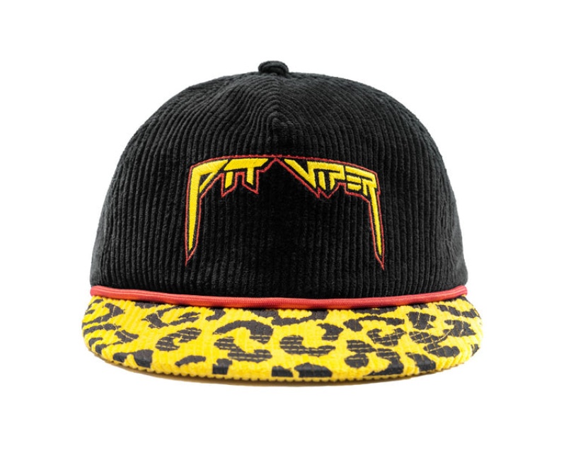 Sombreros Pit Viper Carnivore Groomer Negros Amarillos | 3961BIZEA