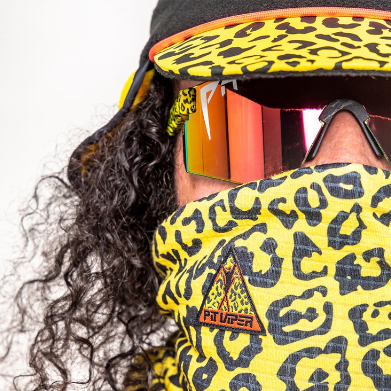Sombreros Pit Viper Carnivore Neck Sueter Negros Amarillos | 0826ESFGI