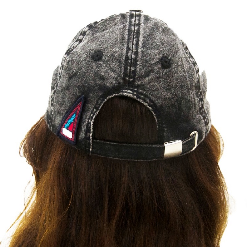 Sombreros Pit Viper Deporte Denim Unstructured Negros | 6951HUSKV