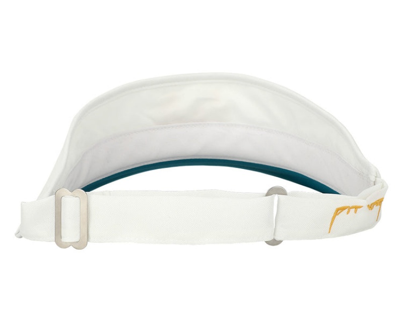 Sombreros Pit Viper Fuck Golf Club Visor Blancos | 9620LDERV