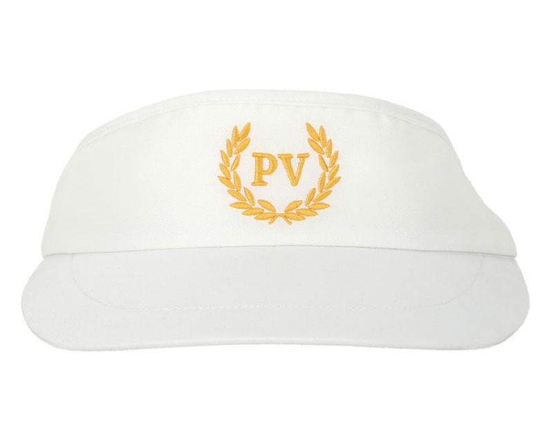 Sombreros Pit Viper Fuck Golf Club Visor Blancos | 9620LDERV