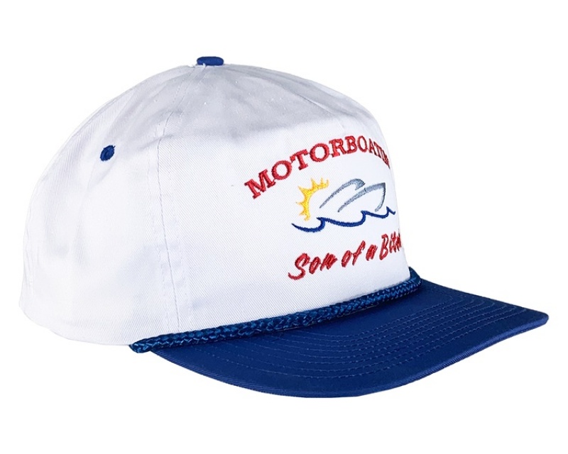 Sombreros Pit Viper Motorboatin Blancos | 0326XLVSK