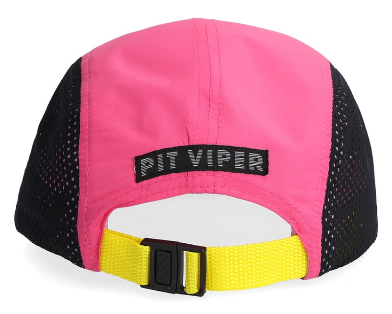 Sombreros Pit Viper Son of Beach Hot Mesh Negros Rosas | 9460YSWTN