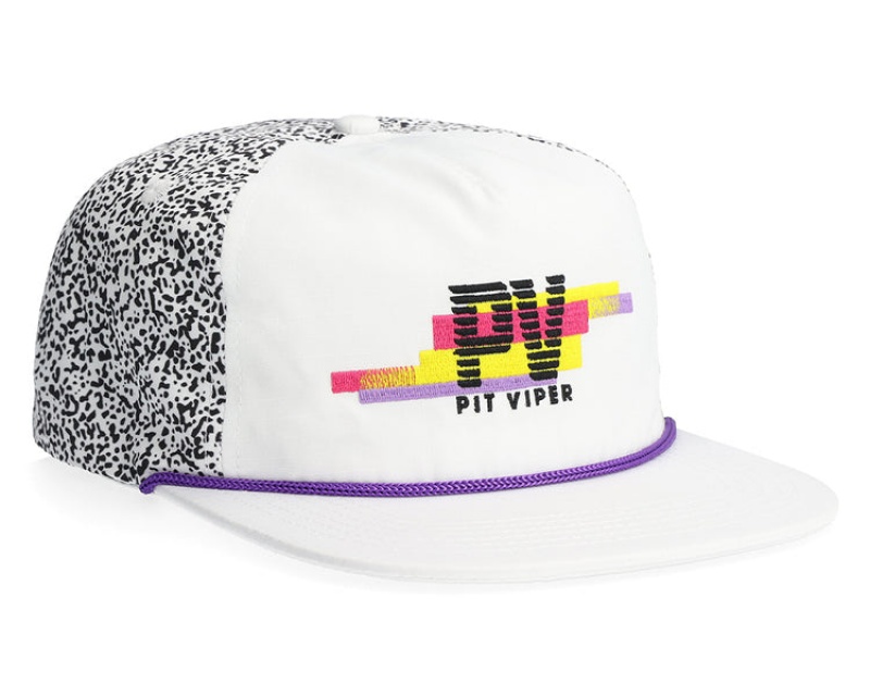 Sombreros Pit Viper Son of Beach Unstructured Blancos Negros | 7354KGOFP