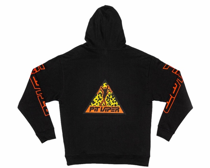 Sudadera Con Capucha Pit Viper Carnivore Negros | 7869VOJDZ