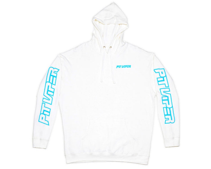 Sudadera Con Capucha Pit Viper Mini Fangs Blancos | 1576BKHVA
