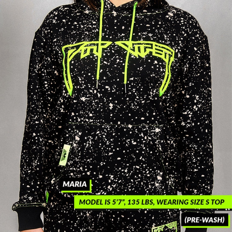 Sudadera Con Capucha Pit Viper Underground Key Player Negros Verdes | 6719TKDZQ