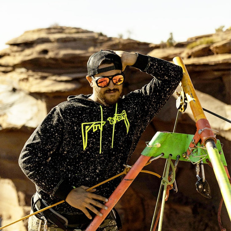 Sudadera Con Capucha Pit Viper Underground Key Player Negros Verdes | 6719TKDZQ