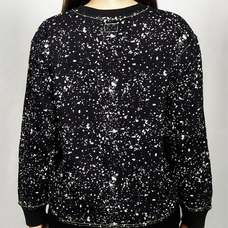 Sudaderas Pit Viper Underground Key Player Crewneck Negros Verdes | 7268RZHUP