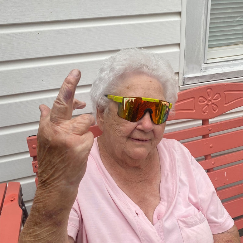 The 2000s Pit Viper 1993 Polarized Amarillos Naranjas | 9713CNGVJ