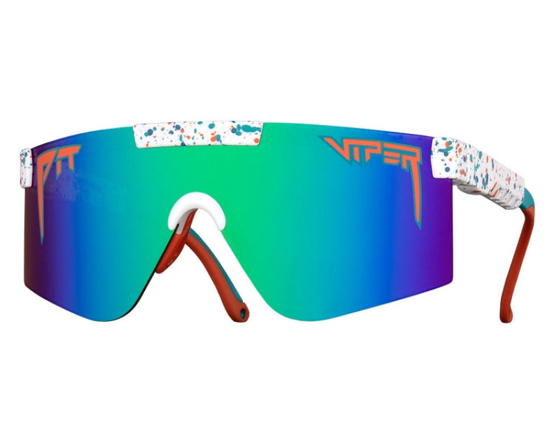 The 2000s Pit Viper Blowhole Polarized Blancos Multicolor | 6194VKITQ
