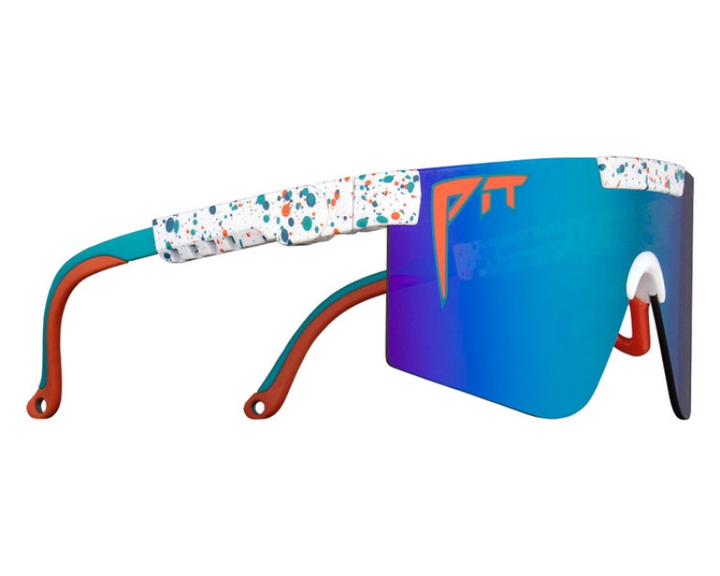 The 2000s Pit Viper Blowhole Polarized Blancos Multicolor | 6194VKITQ