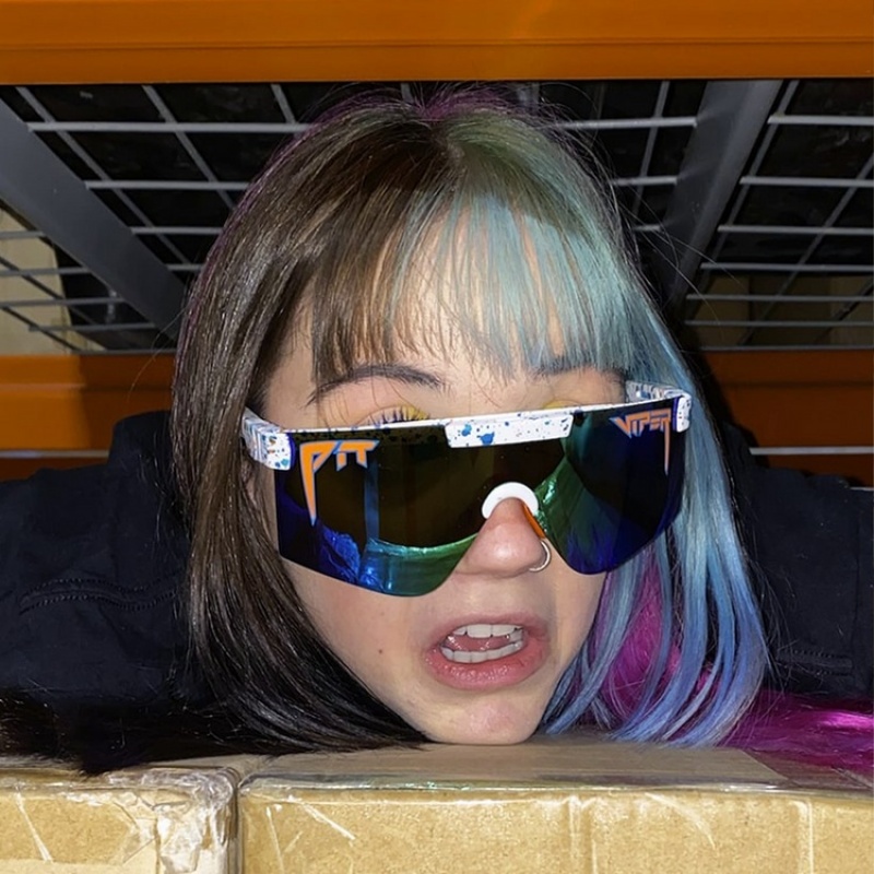 The 2000s Pit Viper Blowhole Polarized Blancos Multicolor | 6194VKITQ